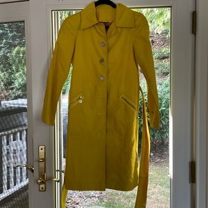 Yellow Tory Burch trench